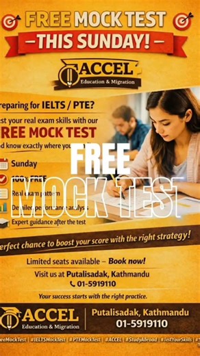 #accel #freemocktest #shorts_feed #testpreparation #shorts_feed #studyabroad #mocktest