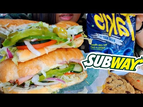 ASMR EATING SUBWAY & TAKIS CAR MUKBANG SATISFYING EATING SOUNDS 먹방 TWILIGHT