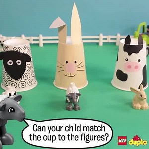 🐑 Kids who like animals will love the matching game in this! 🐄 | LEGO Family
