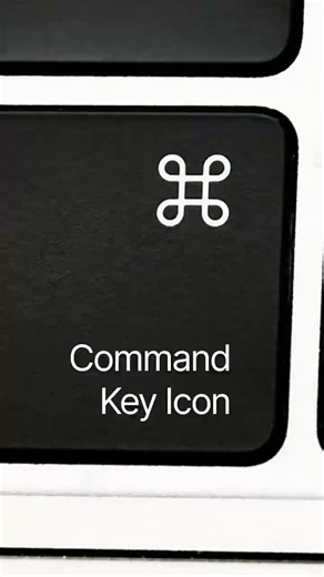 Where did the command key symbol ⌘ came from?