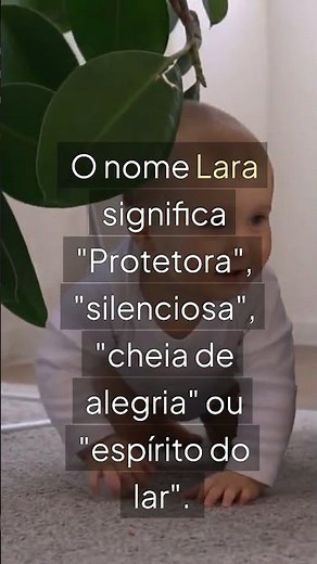 Lara: Descubra o Significado deste Nome Encantador! #shorts #nomesparameninas