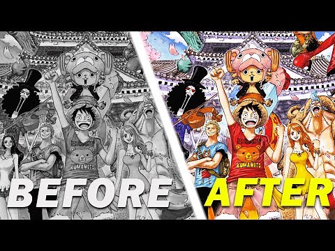 FREE Colored One Piece Manga on THIS Site!