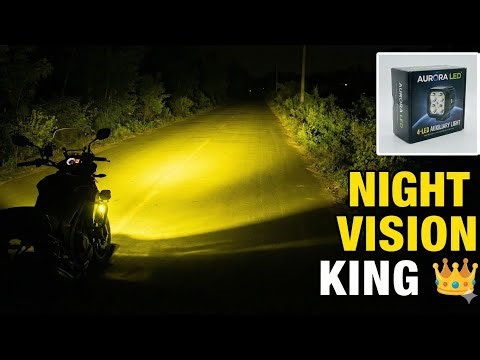 Best Fog Light Under ₹400? 😱 4-LED Spotlight Night Test!