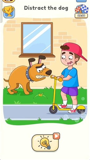 Distract the Dog 🐶 | DOP 5 level 2497 Delete One Part 😱 #shorts#shortsfeed #sketch #viralvideo #usa