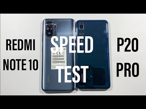Xiaomi Redmi Note 10 vs Huawei P20 Pro Speed Test