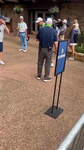 Pádraig Harrington and NBC’s Roger Maltbie had an animated exchange after Round 1 at the Senior Open. (via brettforrestTV//X) | GOLF.com