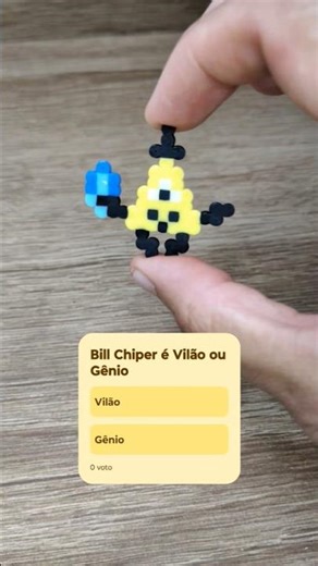 I turned Bill Cipher into Pixel Art… and the result was mysterious! 👁️🔺