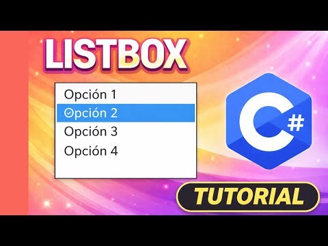ListBox C# - Todo lo que necesitas saber | Usar listbox en c#