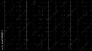 Graphic And Technical Overlay Screen Animation With Alpha Video