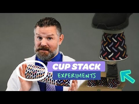 Standing On Paper Cups: A Weight Distribution Experiment! | Expulsion Science