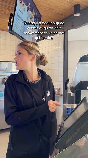 Ce n’est pas l’idéal en plein rush🫠 #etoilepolairebarlaitier #quebectiktok #serviceàlaclientèle #cremeglacee #troisrivieres