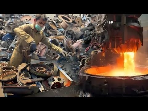 Amazing Steel Manufacturing Process | Metal Casting & Machine Work
