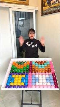 Puzzle Color Ball Sorting Solve – Fast Clear Method Tutorial #Short #Reels