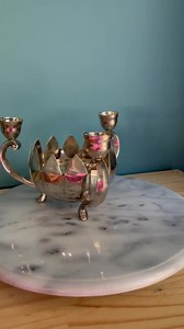 Vintage Silver Plated Lotus Flower Candelabra Vase: Table Centerpiece - Etsy UK