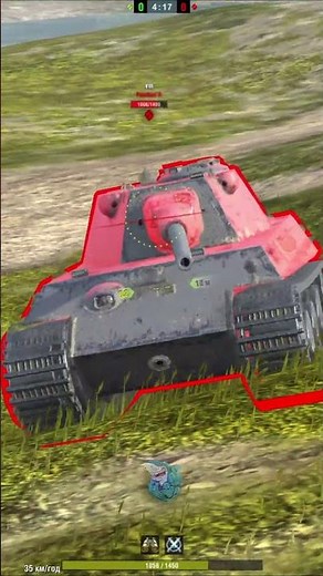 Strv 81 vs Panther II #wotblitz #shorts