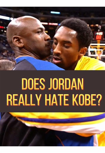 Jordan and Kobe Bryant are close friends offline, rivals on the court, and real brothers.#basketball #jordan #kobe #story #fyp