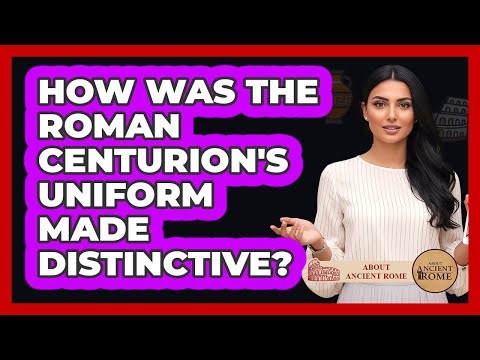 How Was the Roman Centurion's Uniform Made Distinctive?