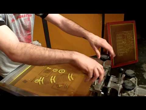 Setting Up A Multi-Color Screen Printing Job