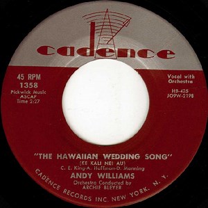 Andy Williams - The Hawaiian Wedding Song (Ke Kali Nei Au)