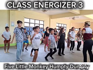 Class Energizer 3 | Five Little Monkey Humpty Dumpty Dance