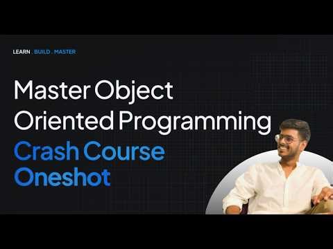 OOPs One Shot for Interviews 🚀 | Classes, Objects Inheritance, Polymorphism, Encapsulation Explained