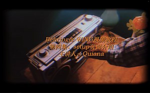 百灵达（Behringer） wing第四集、STEUP页面介绍