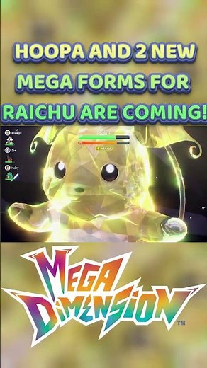 HOOPA, MEGA RAICHU X & Y Are Coming! Mega Dimensions