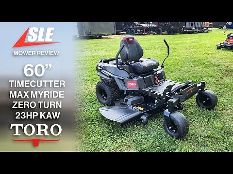 Review of Toro 77603 60" TimeCutter Max MyRide Zero Turn Mower 23HP KAW