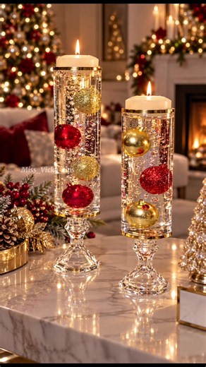 Beautiful dollar tree idea ✨😍🎄#dollartree #dollartreefinds #dollartreediy #christmasdecor #homedecor