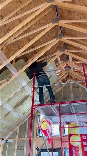 How we Insulated this Cathedral Ceiling in this Off-Grid Home