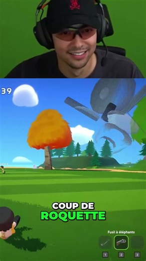 Locklear utilise un bazooka au golf, la rage pour gotaga ! #shorts