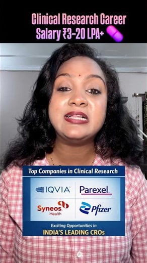 After B.Pharm What Next? 🔥 Clinical Research Career | Salary ₹3–20 LPA+ 💊