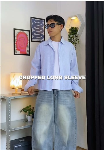 Stylish Cropped Long Sleeve Outfit Ideas for Men