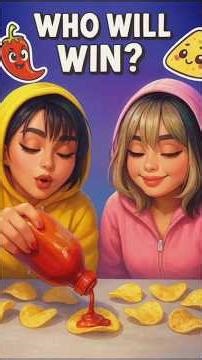 Chips Challenge 🔥 Who Gives Up First? | Crazy Chips Challenge 😂 #challenge #games #chips