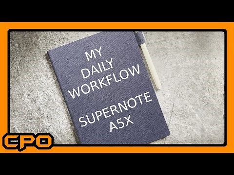 My Daily Workflow :: Ratta Supernote A5X