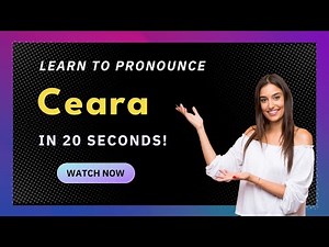 Learn How to Pronounce Ceara (Ireland/Irish Pronunciation) with Audio and Phonetic Spelling