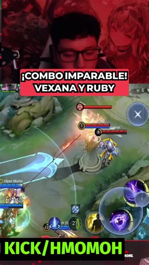 ¡Combo imparable! Vexana y Ruby en acción 🔥🔥 Descubre la poderosa combinación de Vexana y Ruby en este emocionante clip. Aprende cómo el control de masas puede cambiar el rumbo de la batalla y por qué Vexana sigue siendo una opción fuerte a pesar de la competencia. ¡No te lo pierdas! #vexana #ruby #gaming #cc #mobilelegends #ml #mplph #mplid #mlbblatam #mpllatam #fyp #mobilelegendsbangbang #mlbb #mlbblatam #mlbbaspirants