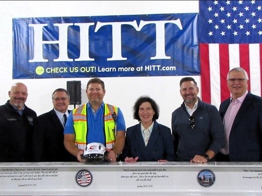 QTS Data Centers Celebrates Topping Off Ceremony In East Windsor