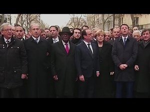 World leaders walk in 'unity rally' in France