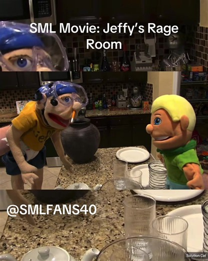Jeffy shows the kid how to rage and destroys broken glass to get revenge #sml #smlfans #smlclips #fypシ