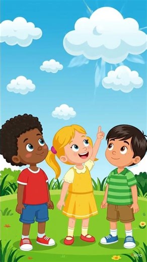 Joyful Children Running Through Sunny Green Hills #trending #aivideo