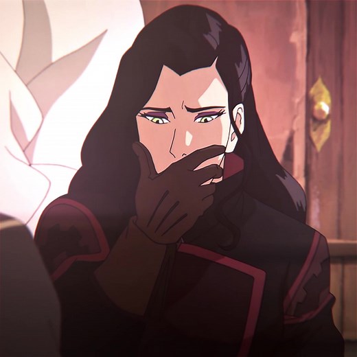 The Legend of Korra Scene with Asami Sato and Marco (Anime)