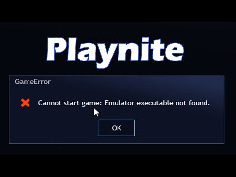 Playnite Error Cannot start game : Emulator executable not found | PCSX2