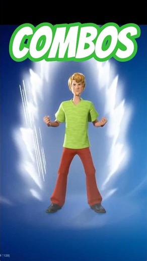SHAGGY COMBOS!!! #epicpartner #fortnite #fortnitecombos #scoobydoo #fortniteshorts