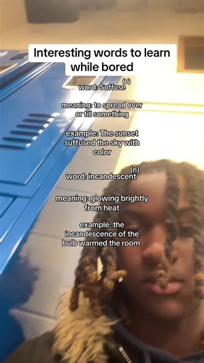 Discover Cool Words: Suffuse and Incandescent Explained