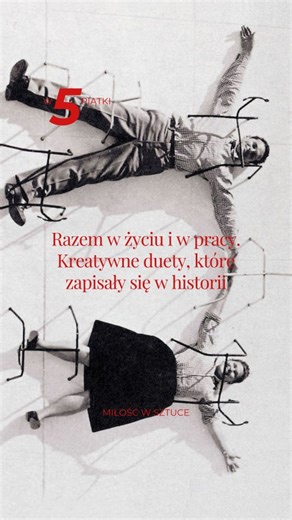 [ENG BELOW] ♥️ Miłość bywa początkiem największych historii. Ray i Charles Eames pokazali, że partnerstwo może zmienić design. Christo i Jeanne-Claude urodzili się tego samego dnia, jakby byli sobie przeznaczeni. Yves Saint Laurent i Pierre Bergé połączyli wrażliwość z chłodną strategią i zapisali się w historii, a Sonia i Robert Delaunay uwierzyli, że kolor ma moc zmieniania świata. Z kolei Marina Abramović i Ulay kochali równie mocno siebie, co sztukę. Love is often the beginning of the greate