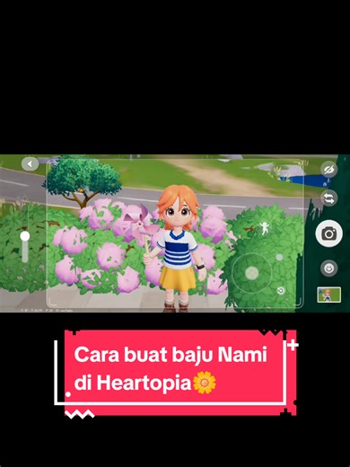 Tutorial Gambar Baju Nami di Heartopia