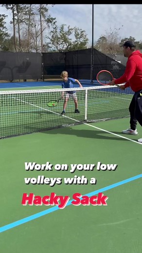 5.9K views · 53 reactions | Hacky Sack Volley DrillLearn how to hit a low volley in a playful manner Davor #tennis#tenis#tennishaus#hackysack#volley | Tennis.Haus | Facebook