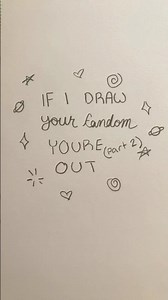 Part~2!! Whos still In after 1 & 2?👀🫰 #art #fandoms #foryou #fyp #drawings #trend #viral