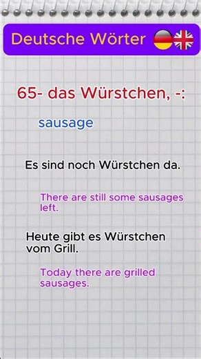 65/100 German Words for Beginners ✅ Easy German Lesson